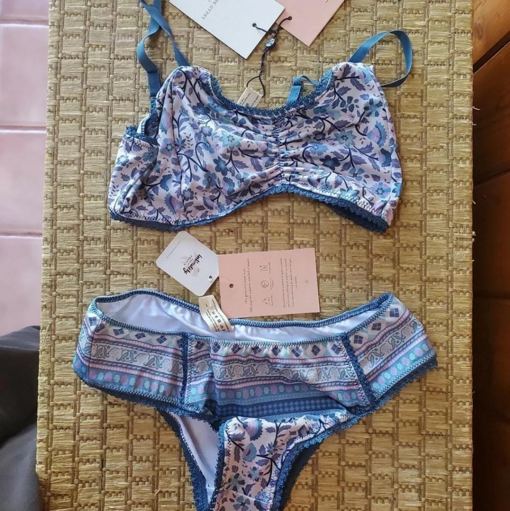 SOLD. Spell & Gypsy Dahlia Bloomer/Bra Set Sz Sm - Picture 3 of 8